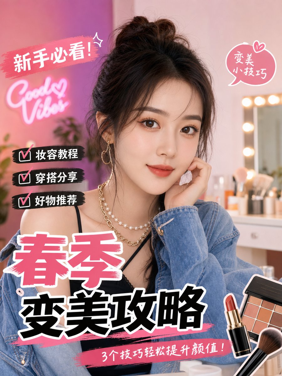 小马拉大车时尚视频春季变美攻略教程